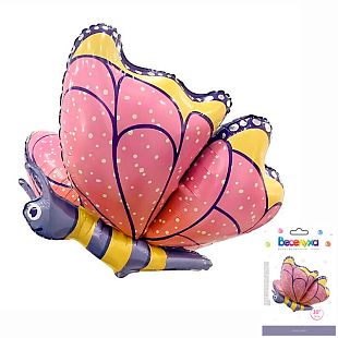 Бабочка 3D в упаковке, фольгированный шар
