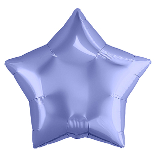 Звезда Пастельный фиолетовый в упаковке, фольгированный шар