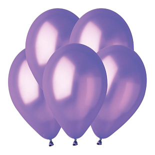 Фиолетовый 34, Металл / Purple 34, латексный шар