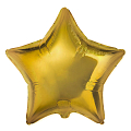 Звезда Золото / Gold, фольгированный шар