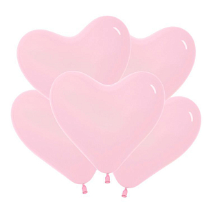 Сердце Розовый, Пастель / Bubble Gum Pink, латексный шар
