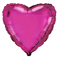 Сердце Лиловый / Purple, фольгированный шар