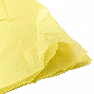 Бумага упаковочная тишью Желтая / листы