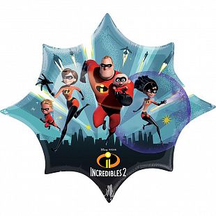 Суперсемейка / The Incredibles 2, фольгированный шар