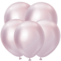 Розовый лайт, Зеркальные шары / Mirror Pink Gold, латексный шар