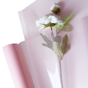 Пленка для цветов "Кристалл", Розовая / рулон
