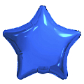 Звезда Синий, фольгированный шар