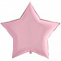 Звезда Пастель Розовый / P. Pink, фольгированный шар
