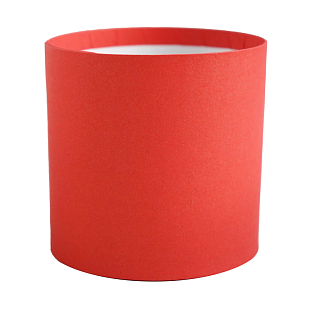 Коробка "Премиум", цилиндр, Красный
