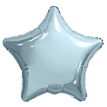 Звезда Нежно-голубой, фольгированный шар