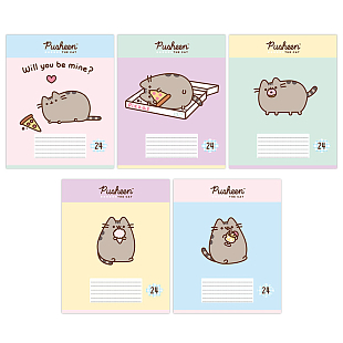 Тетрадь "Pusheen", 24 л.