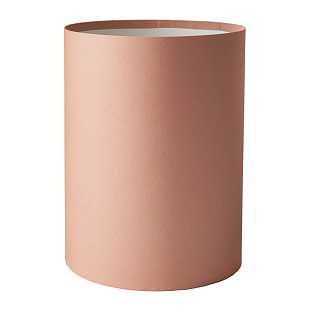 Коробка "Премиум", цилиндр, Нежно-розовый