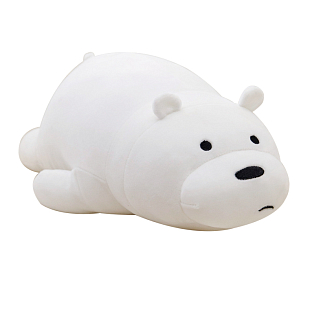 Мягкая игрушка "Белый медведь-батон"