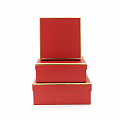 Набор подарочных коробок 3 в 1 "Идеал" Красный