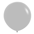 Серый, Пастель / Grey, латексный шар