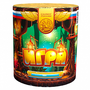 Батарея салютов "Игра" 0,8" 7 выстр, 15 сек. 2 эффекта (артикул С201007)