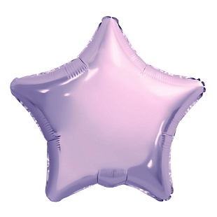 Звезда Фиолетовый Пастель, фольгированный шар
