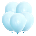 Голубой Макаронс, Пастель / Blue, латексный шар