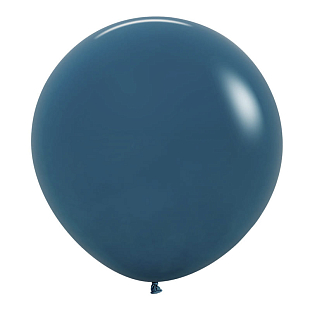 Глубокий синий, Пастель / Deep teal, латексный шар