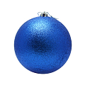 Новогодние шары Синие с глиттером