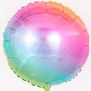 Круг Радуга нежный градиент / Rainbow gradient