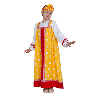 Карнавальный костюм "Аленушка в желтом"