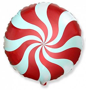 Карамель (красный), фольгированный шар