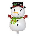 Снеговик, фольгированный шар