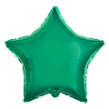 Звезда Зеленый / Green, фольгированный шар