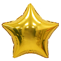 Звезда Золото / Gold, фольгированный шар