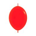 Линколун Красный, Пастель (Яркий красный) / Ruby red, латексный шар