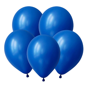 Синий, Пастель (Яркий Синий) / Navy blue, латексный шар
