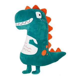 Мягкая игрушка-подушка "Динозавр зубастый"