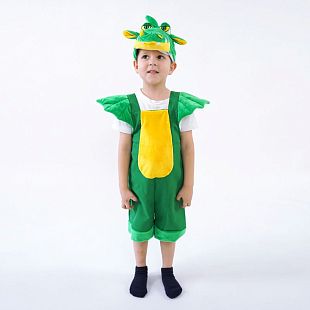 Карнавальный костюм "Дракончик зеленый"