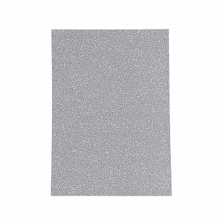 Фоамиран Серебро с глиттером, 1 мм / листы