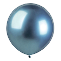 Хром Синий , Металл / Shiny Blue, латексный шар