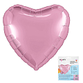 Сердце Фламинго в упаковке, фольгированный шар