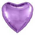 Сердце Пурпурный, фольгированный шар