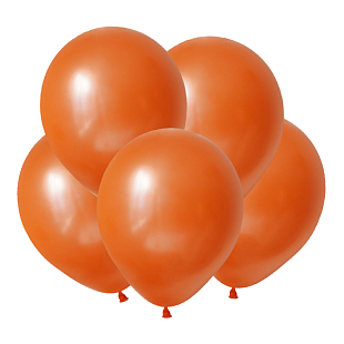 Оранжевый, Пастель / Orange, латексный шар