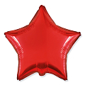 Звезда Красный / Red, фольгированный шар