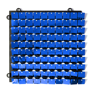 Декоративные панели с квадратными пайетками, Темно-синий