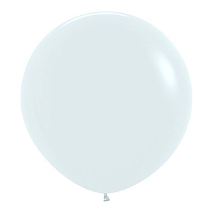 Белый, Пастель/ White, латексный шар