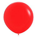 Красный, Пастель/ Red, латексный шар