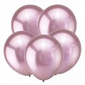 Розовый, Зеркальные шары / Mirror Pink, латексный шар