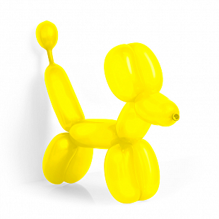 ШДМ Желтый, Пастель / Yellow / Латексный шар