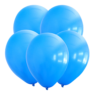 Голубой, Пастель / Blue, латексный шар
