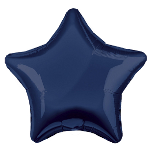 Звезда Сапфир, фольгированный шар