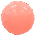 Круг Розовый макарун (без металлизации) / Macaron Pink, фольгированный шар