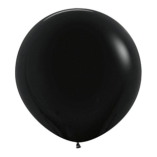Черный, Пастель/ Black, латексный шар