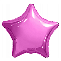 Звезда Розовый, фольгированный шар